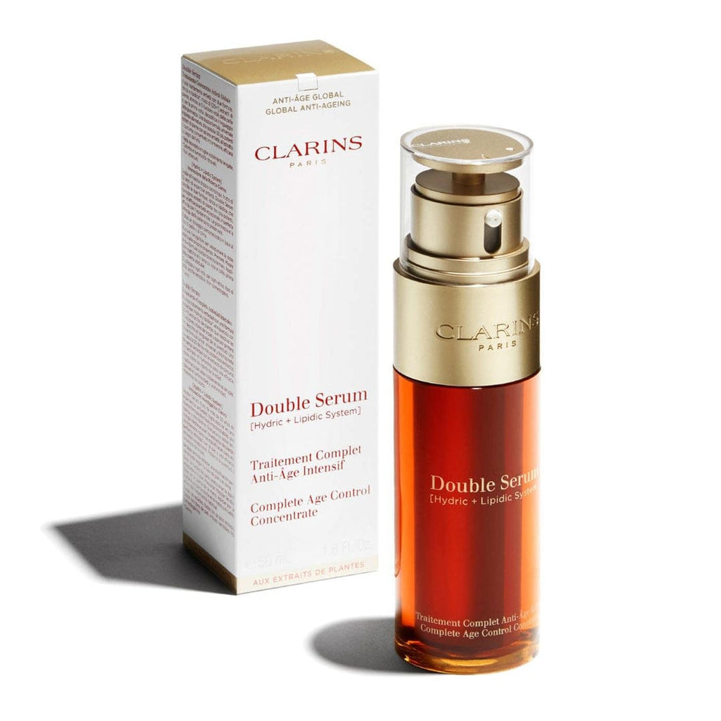 Clarins Double Serum – Age Control & Skin Tightening Treatment