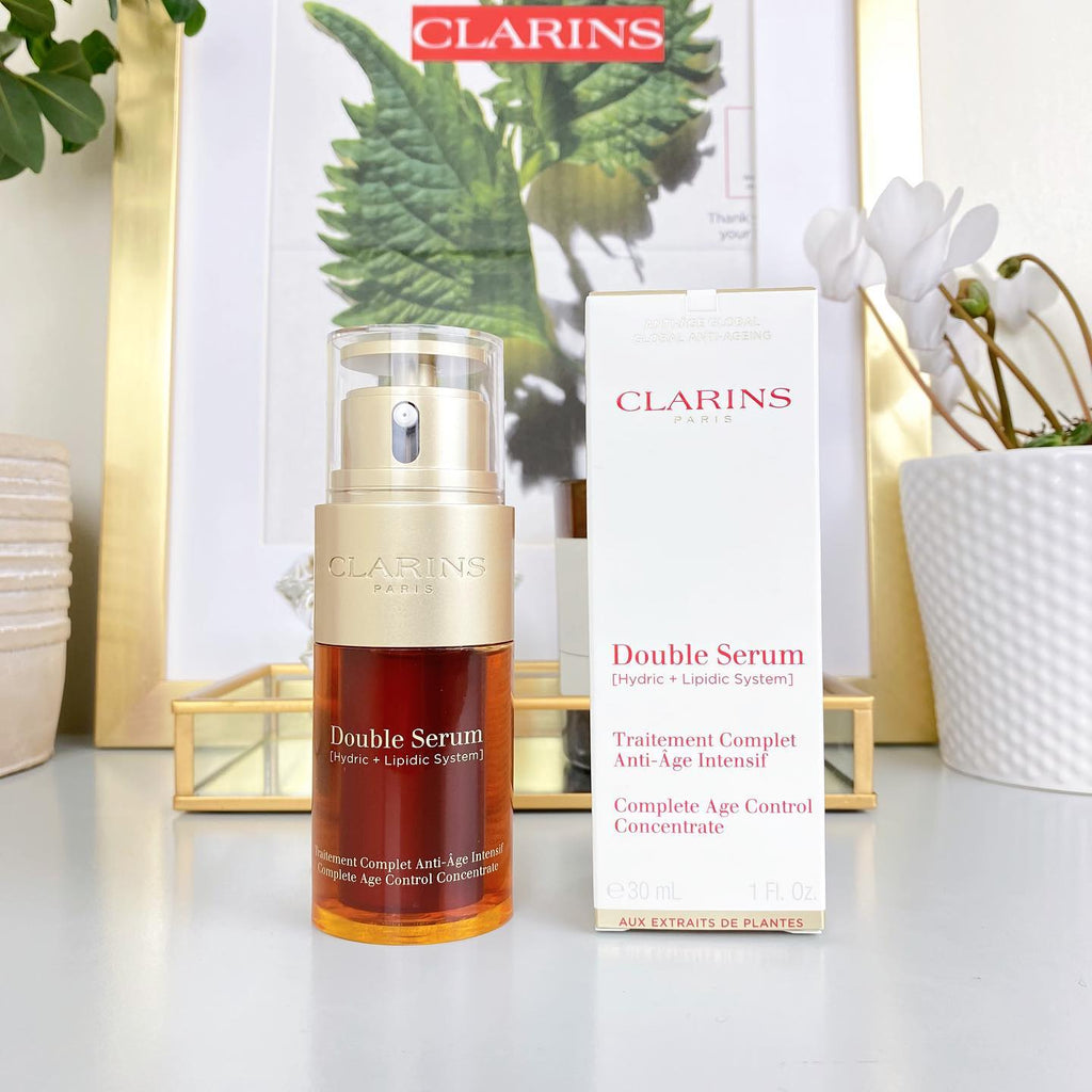 Clarins Double Serum – Age Control & Skin Tightening Treatment