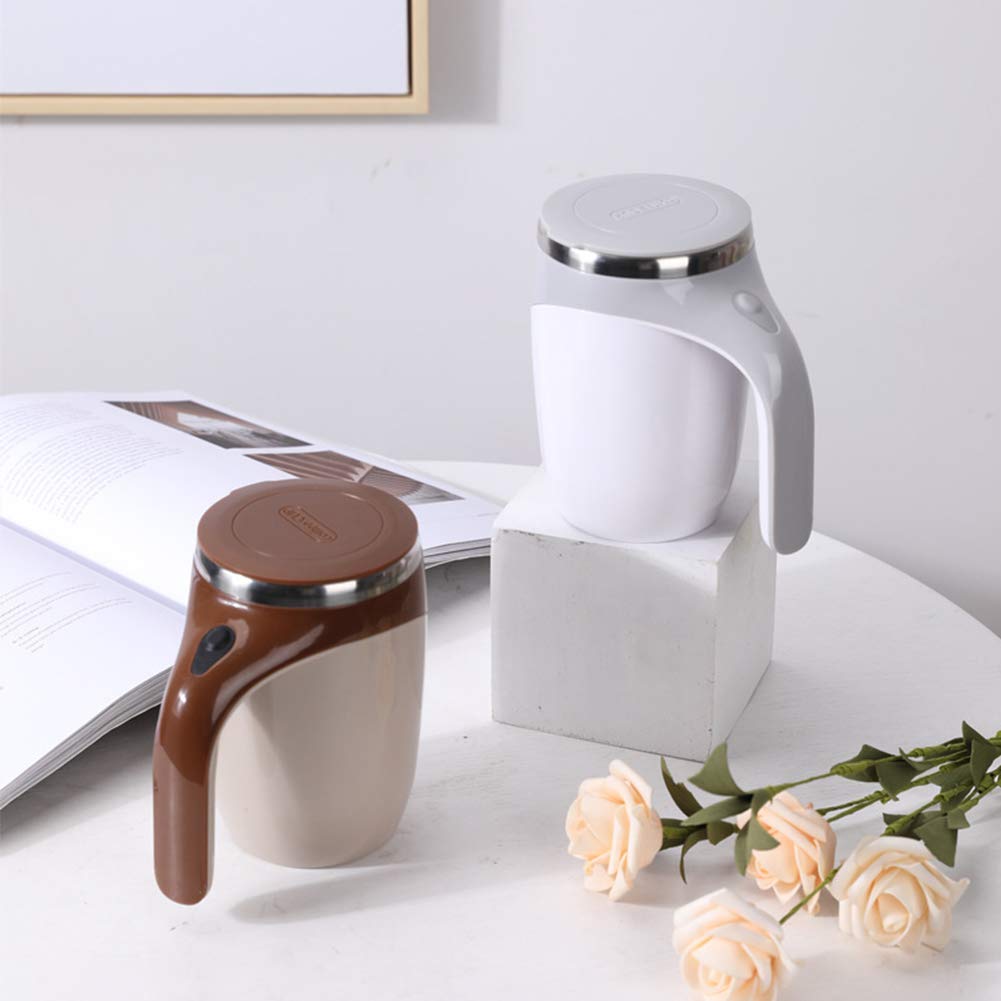 380mL Self Stirring Mug with Lid