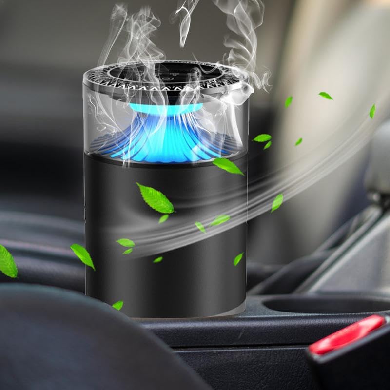 AuraDrive™ Smart RGB Car Freshener – Fog Mist Scent Diffuser