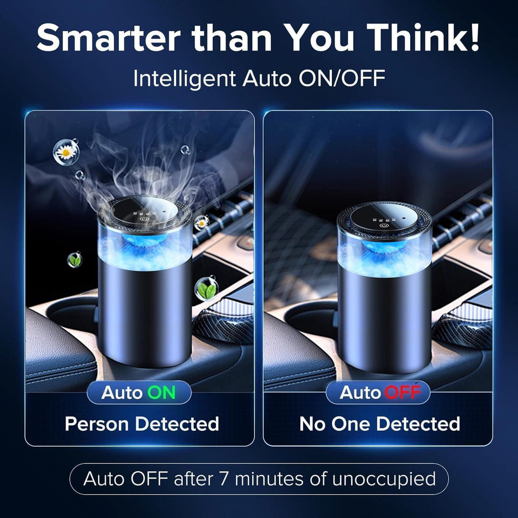 AuraDrive™ Smart RGB Car Freshener – Fog Mist Scent Diffuser
