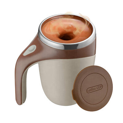 380mL Self Stirring Mug with Lid